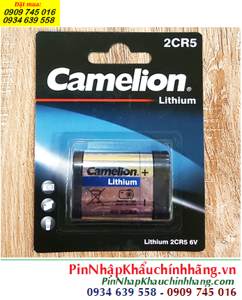 Camelion 2CR5, Pin 2CR5; Pin 6v lithium Camelion 2CR5 chính hãng (MẪU MỚI) /Loại vỉ 1viên